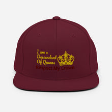 Load image into Gallery viewer, Queen Snapback Hat