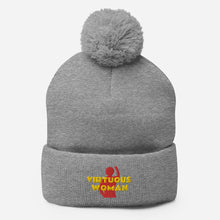 Load image into Gallery viewer, Virtuous Woman Pom-Pom Beanie