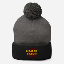 Load image into Gallery viewer, Man of Valor Pom-Pom Beanie
