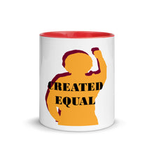 Cargar imagen en el visor de la galería, Created Equal Mug with Color Inside