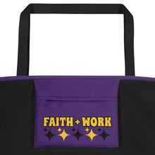 Load image into Gallery viewer, Faith + Work Beach Bag