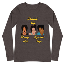 Load image into Gallery viewer, Pray Up-Stand Up-Speak Up Unisex Long Sleeve Tee - Shannon Alicia LLC