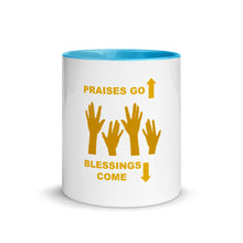 Load image into Gallery viewer, Praises Up Mug with Color Inside