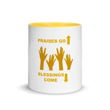 Load image into Gallery viewer, Praises Up Mug with Color Inside