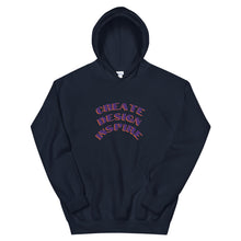 Cargar imagen en el visor de la galería, Create Design Inspire Unisex Hoodie