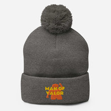 Load image into Gallery viewer, Man of Valor Pom-Pom Beanie