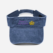 Load image into Gallery viewer, Queen Denim visor