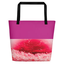 Load image into Gallery viewer, Pink Ocean Beach Bag