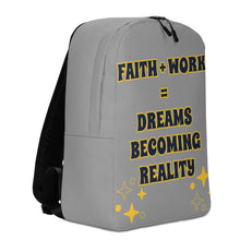 Load image into Gallery viewer, Faith + Work Minimalist Backpack