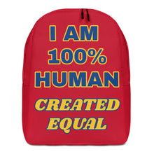 Load image into Gallery viewer, 100% Human Minimalist Backpack