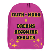 Load image into Gallery viewer, Faith + Work Minimalist Backpack