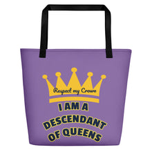 Load image into Gallery viewer, Queen Beach Bag