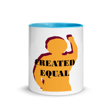 Cargar imagen en el visor de la galería, Created Equal Mug with Color Inside