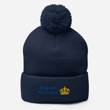 Load image into Gallery viewer, Queen Pom-Pom Beanie