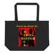 Load image into Gallery viewer, Black Lives Matter Large organic tote bag - Shannon Alicia LLC