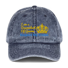 Load image into Gallery viewer, Queen Vintage Cotton Twill Cap
