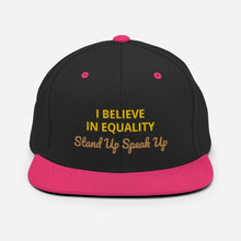 Load image into Gallery viewer, I Believe In Equality Snapback Hat