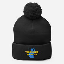 Load image into Gallery viewer, Virtuous Woman Pom-Pom Beanie