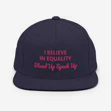 Load image into Gallery viewer, I Believe In Equality Snapback Hat