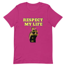 Cargar imagen en el visor de la galería, Respect My Life Short-Sleeve Unisex T-Shirt