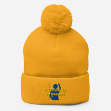 Load image into Gallery viewer, Virtuous Woman Pom-Pom Beanie