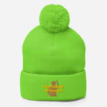 Load image into Gallery viewer, Virtuous Woman Pom-Pom Beanie