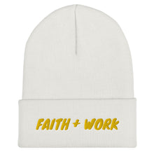 Cargar imagen en el visor de la galería, Faith + Work Cuffed Beanie