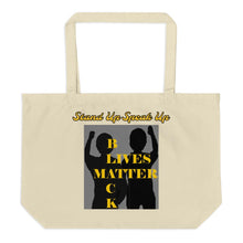 Load image into Gallery viewer, Black Lives Matter Large organic tote bag - Shannon Alicia LLC
