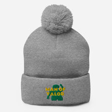 Load image into Gallery viewer, Man of Valor Pom-Pom Beanie