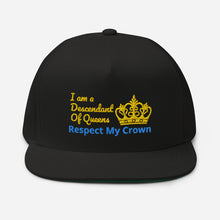 Load image into Gallery viewer, Queen Flat Bill Cap