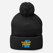 Load image into Gallery viewer, Man of Valor Pom-Pom Beanie