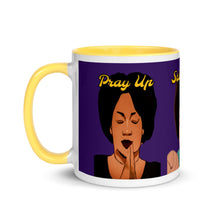 Load image into Gallery viewer, Pray Up-Stand Up-Speak Up Mug with Color Inside