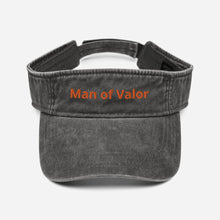 Load image into Gallery viewer, Man of Valor Denim visor