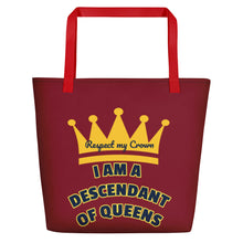 Load image into Gallery viewer, Queen Beach Bag