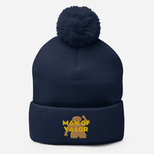 Load image into Gallery viewer, Man of Valor Pom-Pom Beanie