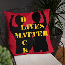 Cargar imagen en el visor de la galería, Black Lives Matter Basic Pillow - Shannon Alicia LLC
