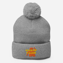 Load image into Gallery viewer, Man of Valor Pom-Pom Beanie