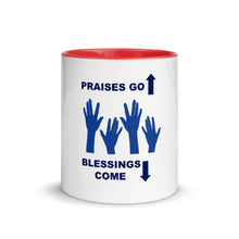 Load image into Gallery viewer, Praises Up Mug with Color Inside