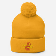 Load image into Gallery viewer, Virtuous Woman Pom-Pom Beanie