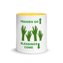 Load image into Gallery viewer, Praises Up Mug with Color Inside