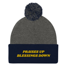 Load image into Gallery viewer, Praise Up Pom-Pom Beanie