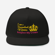 Load image into Gallery viewer, Queen Flat Bill Cap