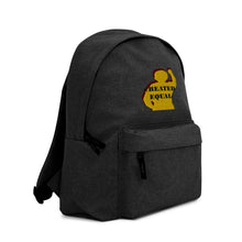 Load image into Gallery viewer, Created Equal Embroidered Backpack