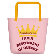 Load image into Gallery viewer, Queen Beach Bag