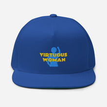 Cargar imagen en el visor de la galería, Virtuous Woman Flat Bill Cap