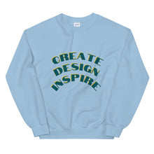 Cargar imagen en el visor de la galería, Create Design Inspire Unisex Sweatshirt