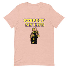 Cargar imagen en el visor de la galería, Respect My Life Short-Sleeve Unisex T-Shirt