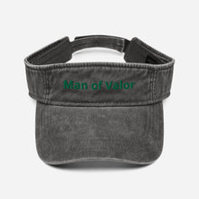 Load image into Gallery viewer, Man of Valor Denim visor