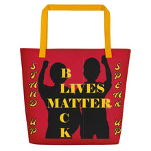 Load image into Gallery viewer, Black Lives Matter Beach Bag - Shannon Alicia LLC