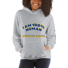 Load image into Gallery viewer, 100% Human Unisex Hoodie - Shannon Alicia LLC